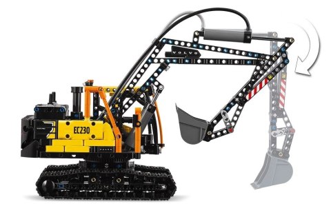 Klocki technic 42175 ciężarowka volvo fmx i koparka ec230 electric