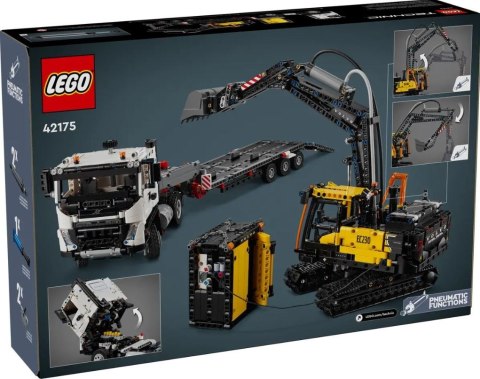 Klocki technic 42175 ciężarowka volvo fmx i koparka ec230 electric