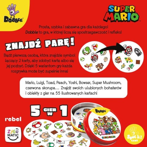 Gra dobble: super mario