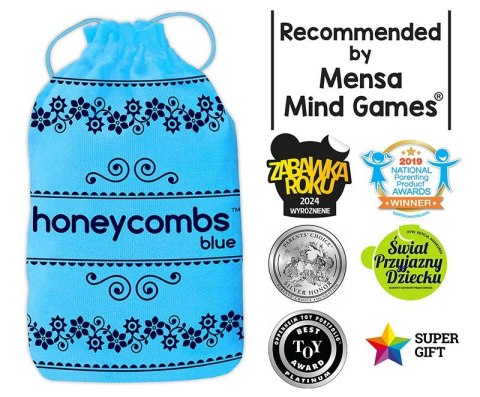 Gra honeycombs blue