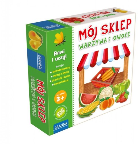 Gra mój sklep. warzywa i owoce