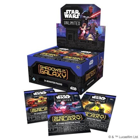 Gra star wars: unlimited - shadows of the galaxy - booster box