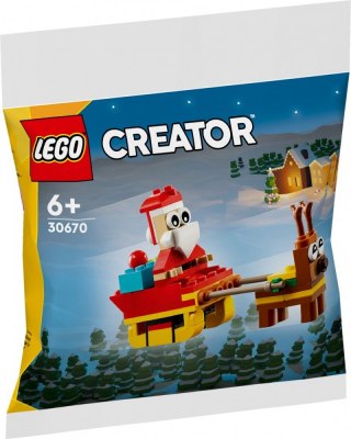 Klocki creator 30670 przejażdżka saniami Świętego mikołaja