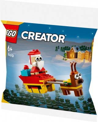 Klocki creator 30670 przejażdżka saniami Świętego mikołaja