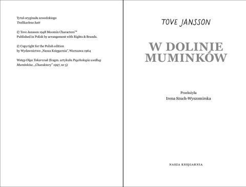 Książeczka w dolinie muminków - wydanie kolekcjonerskie