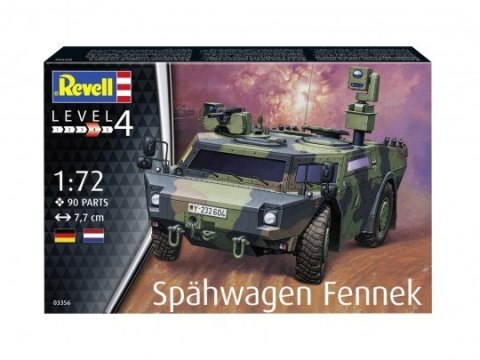 Model plastikowy spahwagen fennek 1/72