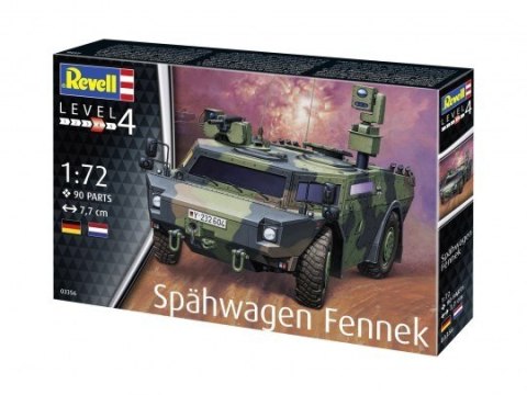 Model plastikowy spahwagen fennek 1/72