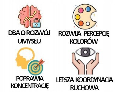 Diamentowa mozaika - dziewczynka z koniem