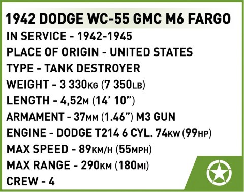 Klocki 37 mm gmc m6 fargo