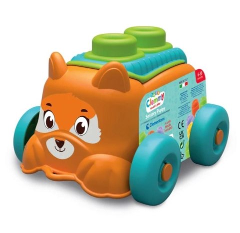 Klocki clemmy sensoryczne zwierzątko