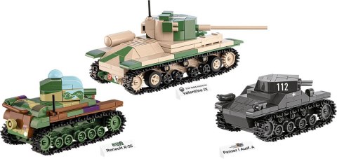 Klocki renault r35 - valentine ix - panzer i