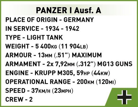 Klocki renault r35 - valentine ix - panzer i