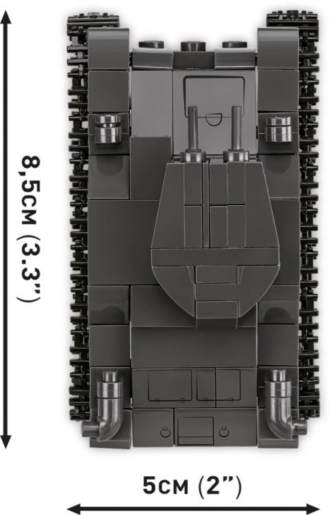 Klocki renault r35 - valentine ix - panzer i