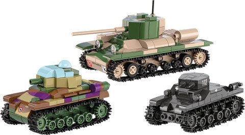 Klocki renault r35 - valentine ix - panzer i