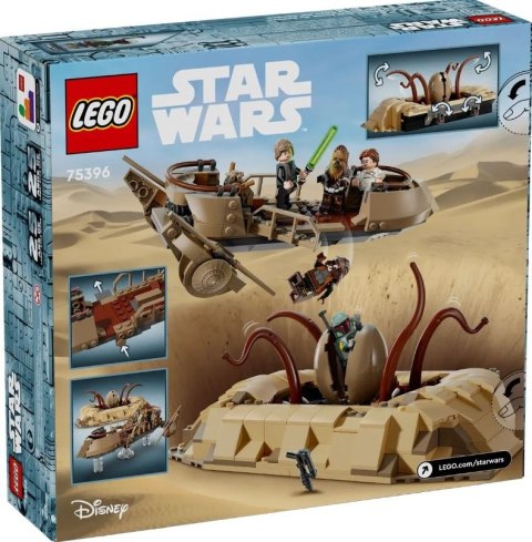 Klocki star wars 75396 pustynna barka i jama sarlacca