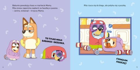 Książeczka bluey. babunie. moja czytanka
