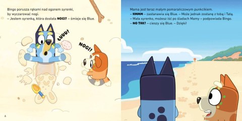 Książeczka bluey. plaża. moja czytanka