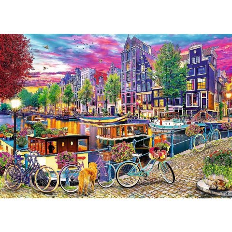 Puzzle 2x500 elementów europejskie stolice