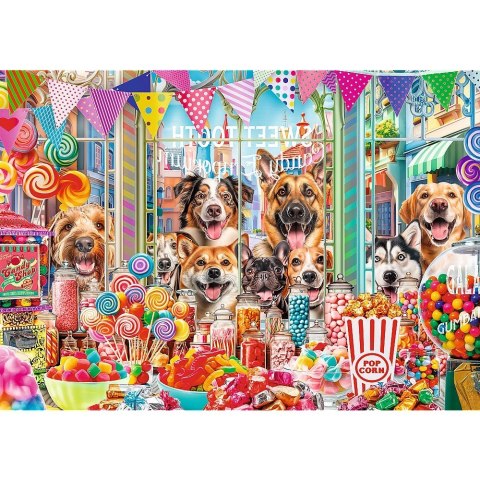 Puzzle 2x500 elementów puszyści przyjaciele kotki pieski