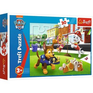 Puzzle 30 elementów pieski w akcji psi patrol paw patrol