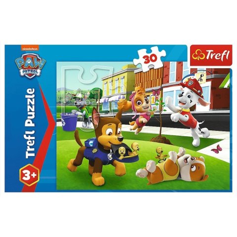 Puzzle 30 elementów pieski w akcji psi patrol paw patrol