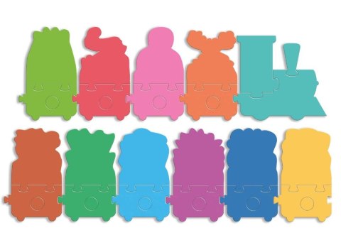 Puzzle maxi układanka z dziurkami ciuchcia