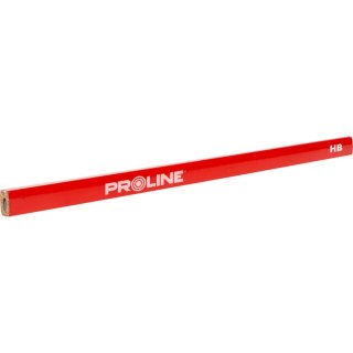 38212 Ołówek stolarski czerwony HB 245mm, 12 sztuk, Proline