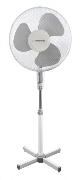 EHF001WE Esperanza wentylator 16'' stojący hurricane biało-szary