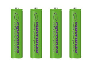 EZA102G Esperanza akumulatorki ni-mh aaa 1000mah 4szt. zielone