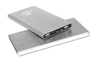 US13B Power bank 20000 slim alu silver