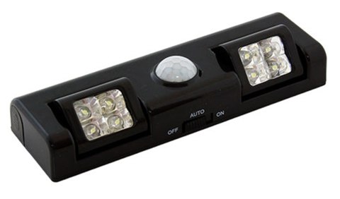 ZD26B Lampka 8 led czujnik ruchu czarna