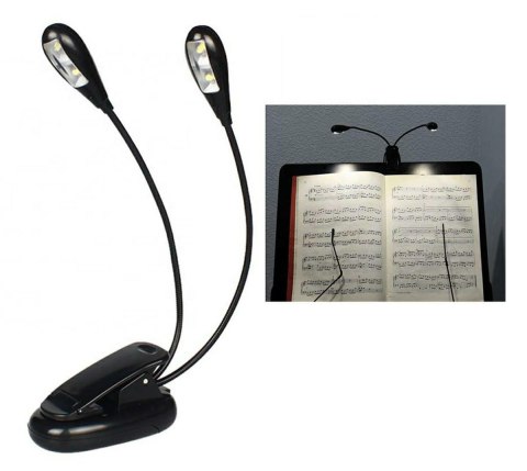 ZD33 Podwójna lampka led z klipsem