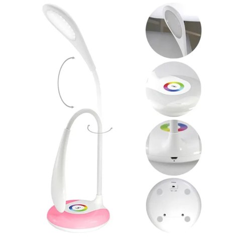 ZD47A Lampka led biurkowa rgb