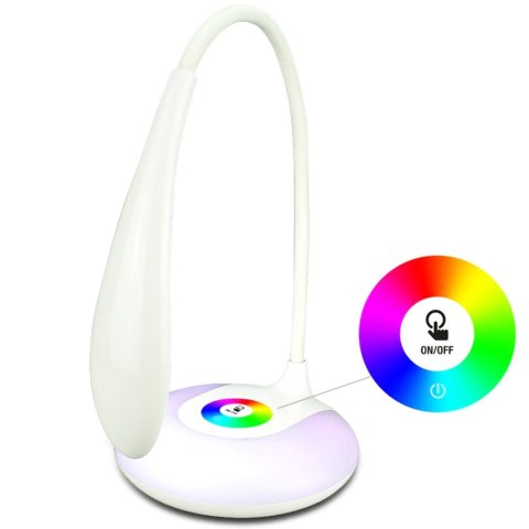 ZD47A Lampka led biurkowa rgb