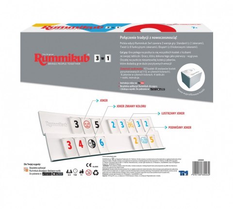 Gra rummikub 3w1
