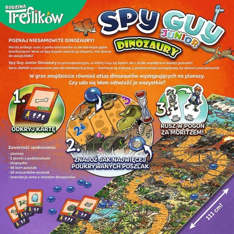 Gra spy guy junior dinozaury