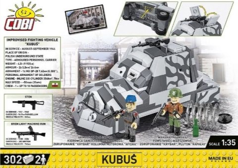 Klocki improwizowany samochód pancerny kubuś powstanie warszawskie