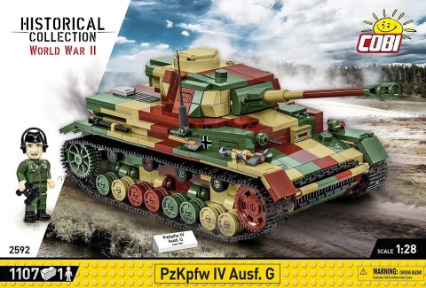 Klocki wwii pzkpfw iv ausf.g 1107 klocków