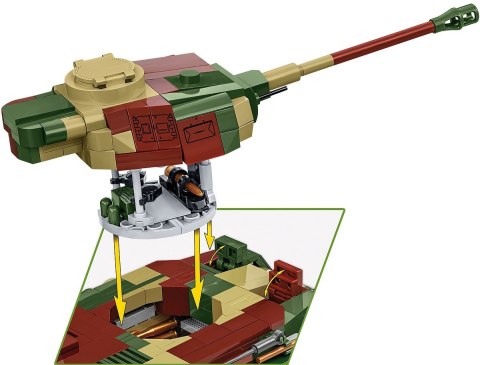 Klocki wwii pzkpfw iv ausf.g 1107 klocków