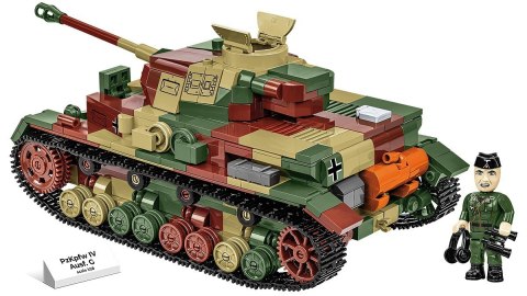 Klocki wwii pzkpfw iv ausf.g 1107 klocków