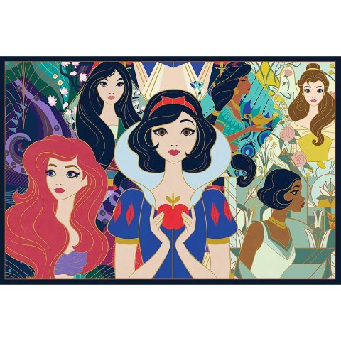 Puzzle 2x200 elementów czarujące księżniczki disney princess