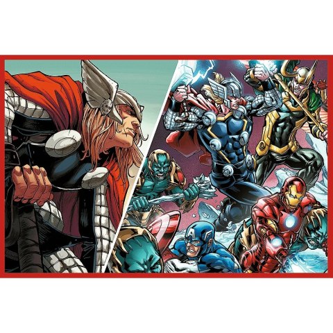 Puzzle 2x200 elementów obrońcy świata avengers marvel
