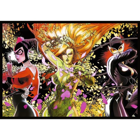 Puzzle 4x250 elementów batman w akcji