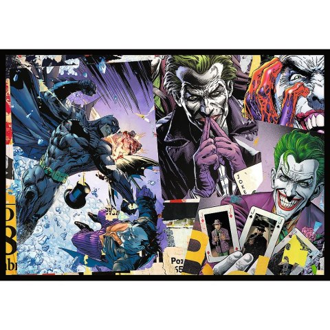 Puzzle 4x250 elementów batman w akcji