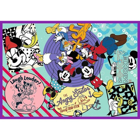 Puzzle 4x250 elementów myszka miki