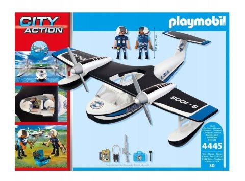 Zestaw figurek city action 4445 wodolot policyjny