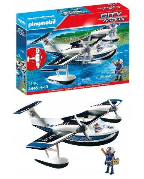 Zestaw figurek city action 4445 wodolot policyjny