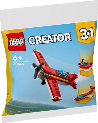 Klocki creator 30669 kultowy czerwony samolot
