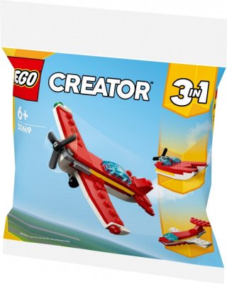 Klocki creator 30669 kultowy czerwony samolot