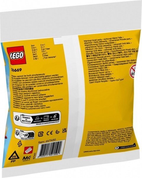 Klocki creator 30669 kultowy czerwony samolot